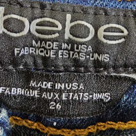 Bebe Jean Micro Mini - Picture 5 of 10